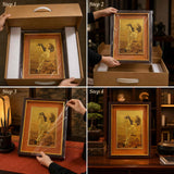 Galloping Stallion Artwork - Display Instructions — product contains a 24K gold component or detail