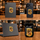 Wealth Tibetan Goddess phone sticker shown on compatible personal devices, Master Xi — product contains a 24K gold component or detail