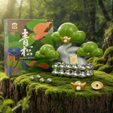 Pine Tree Wealth Ornament - Luxury Gift Box Packaging — product contains a 24K gold component or detail