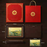 24K Gold Thousand Miles Landscape Artwork - Size Comparison