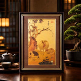 Three Sheep Renewal Artwork with product-specific 24K gold detail - Front View