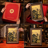 Welcoming Pine Artwork - Display Instructions — product contains a 24K gold component or detail