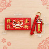 Lucky Charm Lion Fortune Pendant with 24K Gold | Master Xi